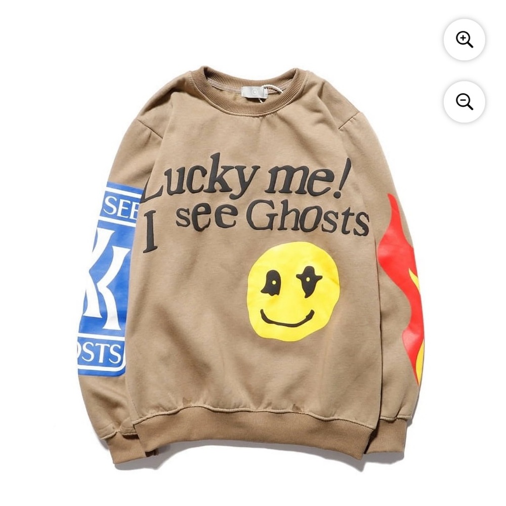Lucky me! I see ghosts crewneck